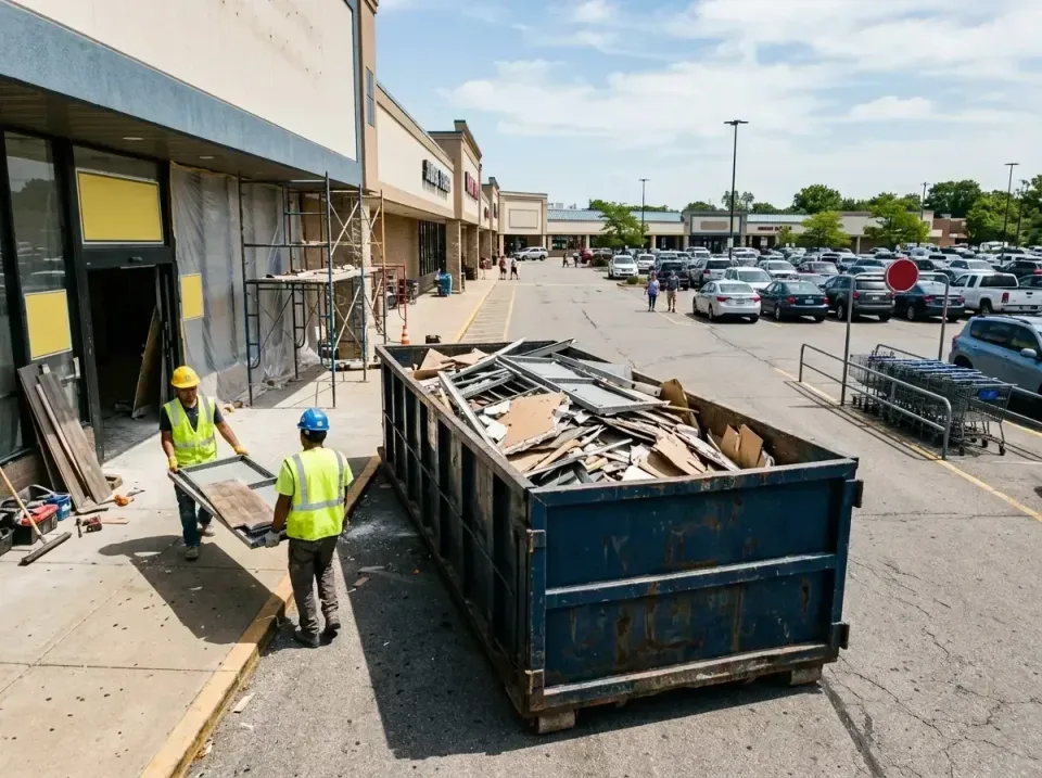 retail-store-renovation-debris-003 — frequently asked questions, Roll-off Dumpster Rentals in Lowell, IN